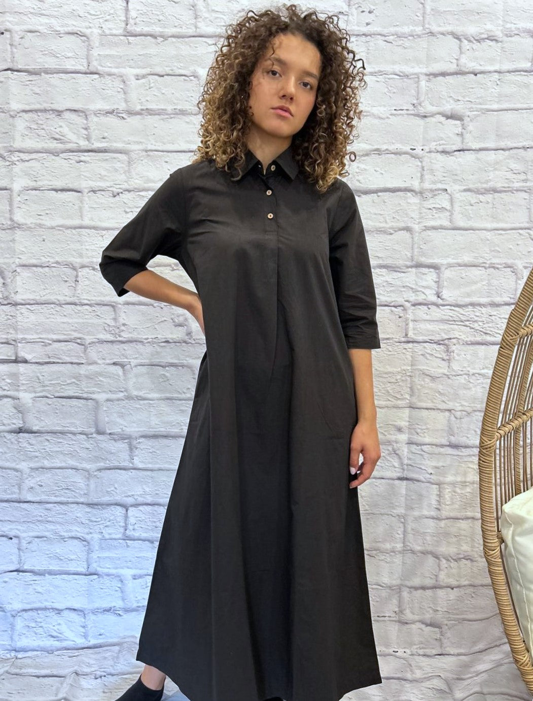 The Poplin Maxi Dress